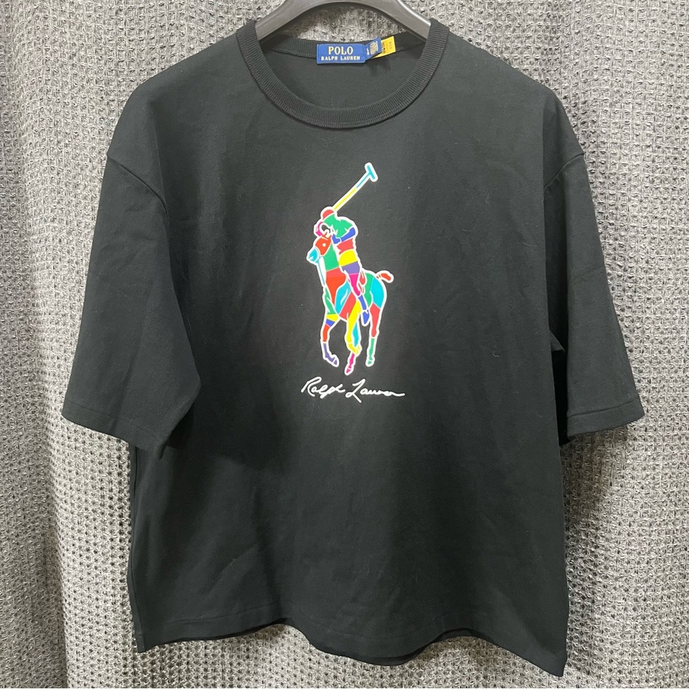 Polo Ralph Lauren Relaxed Fit Big Pony Jersey T-Shirt Size Large
